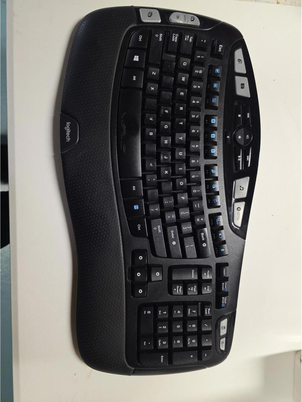 Tested Logitech Wireless Ergonomic Keyboard K350 No Dongle